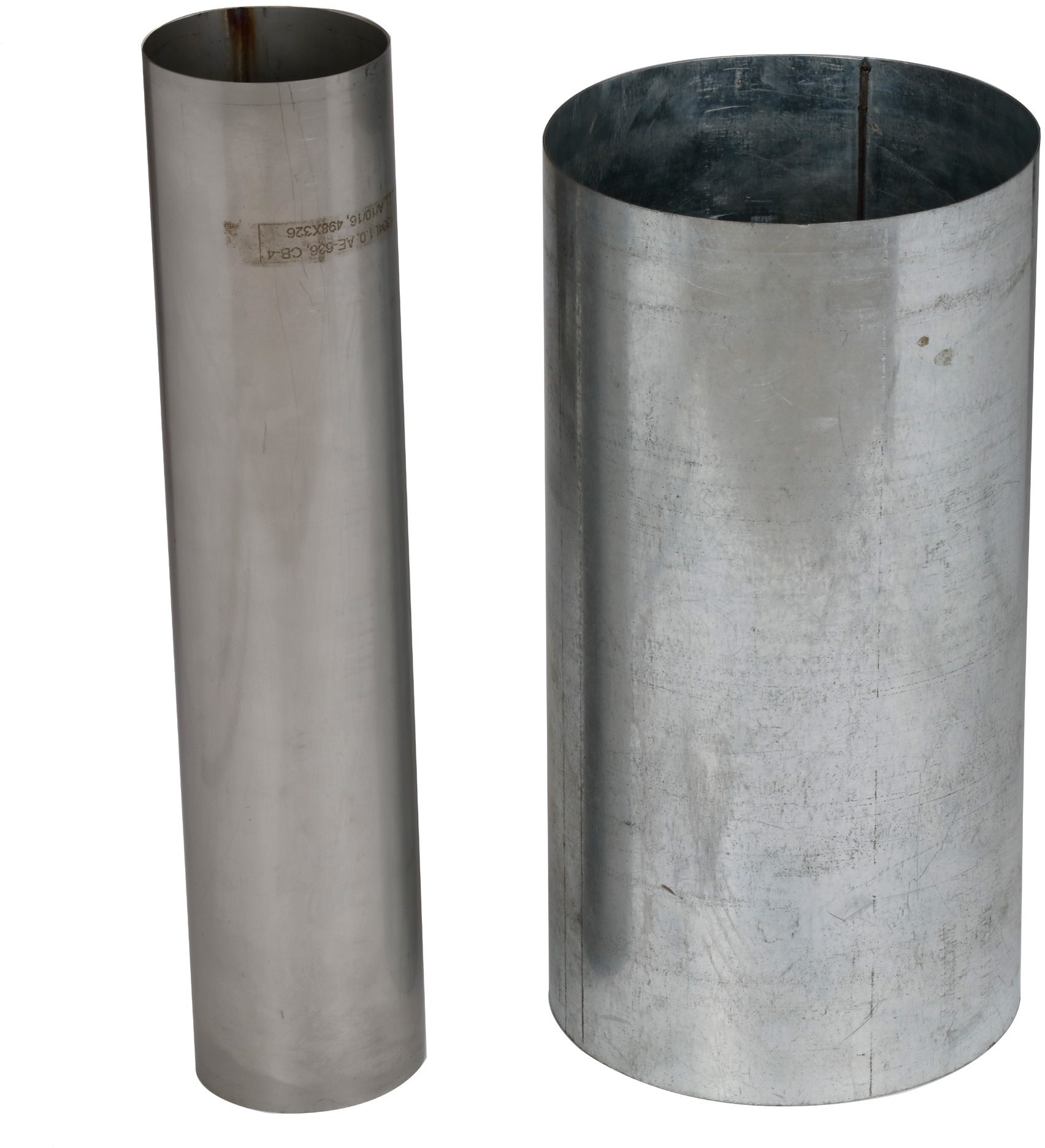 TIG welded cylinders